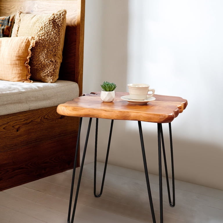 Cedar Log Coffee Table Design Ironwood And Square Side Table, Cedar
