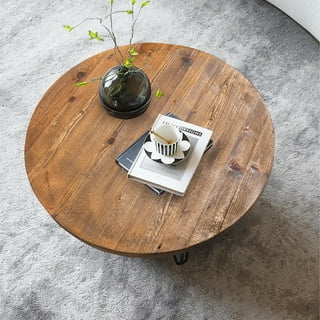 Walmart round wood coffee cheap table