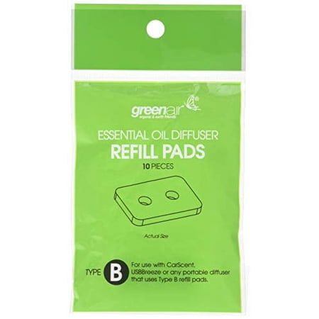 Greenair CarScent Refills Pack Of 10