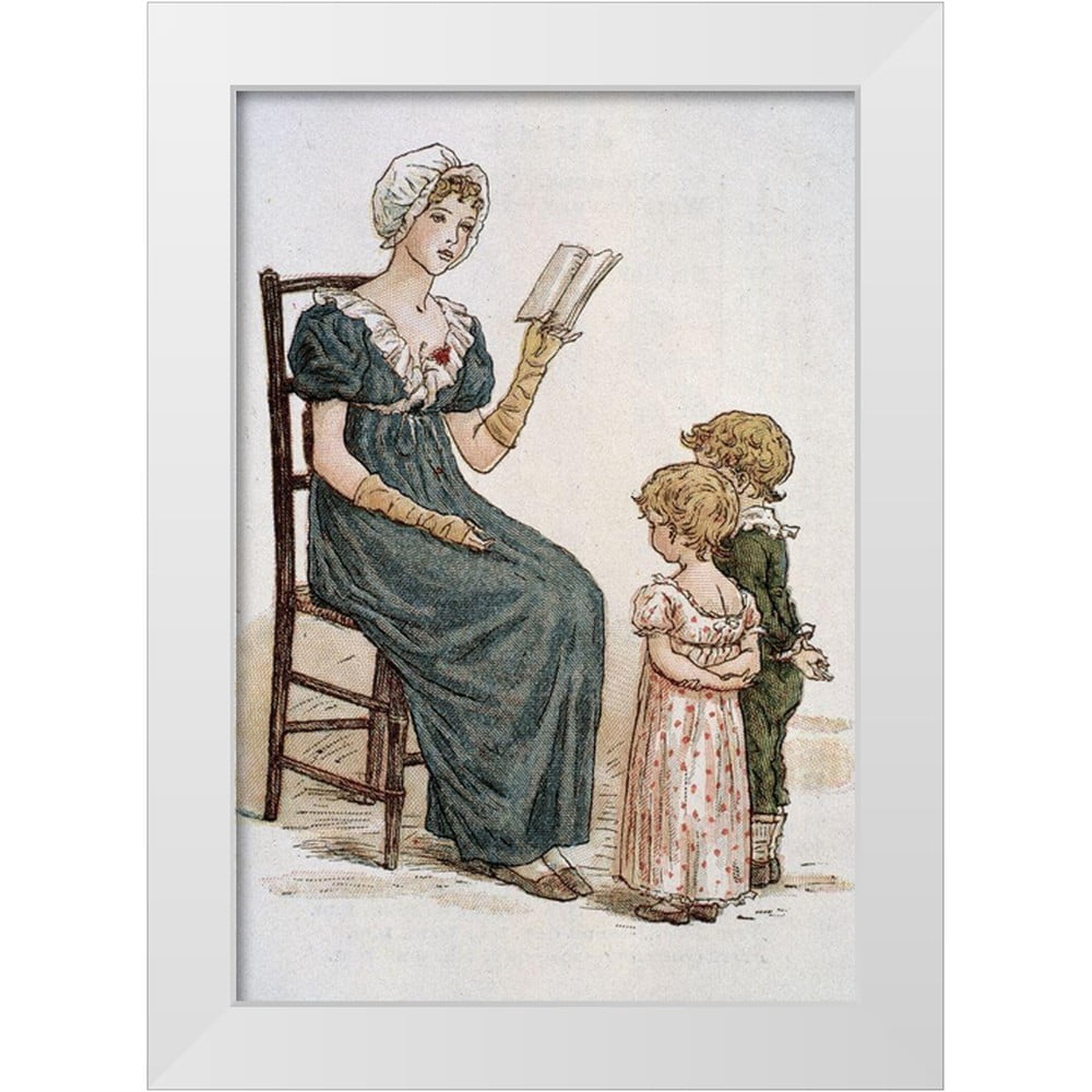 Greenaway, Kate 18x24 White Modern Wood Framed Museum Art Print Titled ...