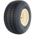 thumbnail image 1 of Greenball Greensaver 18X8.50-8 4 PR Golf Cart Tire and Wheel 4 lug Almond Color Wheel, 1 of 4
