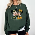 thumbnail image 1 of Greenbay Mini Mickey Football Fan Sweatshirt - Cute and Cozy Disney-Inspired Shirt for Green Bay Football Fans,Ash Grey color,size M, 1 of 5