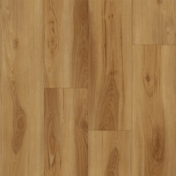 Greenbrier 25621 9" Wide Luxury Vinyl Wood Look Planks 0.5 Mm Wear Layer - Hickory Natural