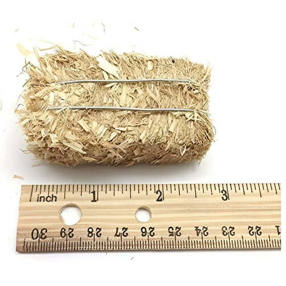 Greenbrier 4 Pack of Mini Hay Bales for Autumn Harvest Craft, Decoration and Display, 1 Unit