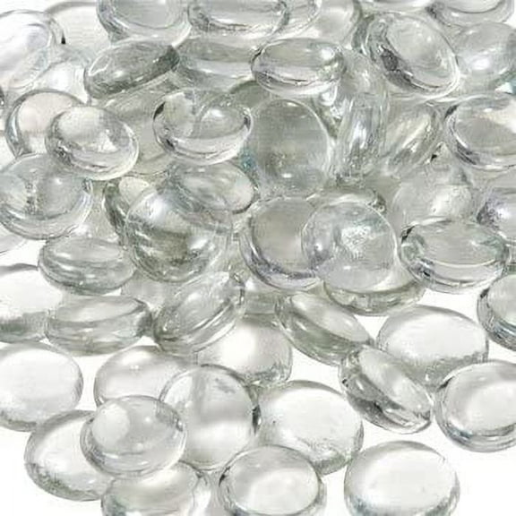 Greenbrier Intl Clear Glass Accent Gems, 2-14-oz. Bags