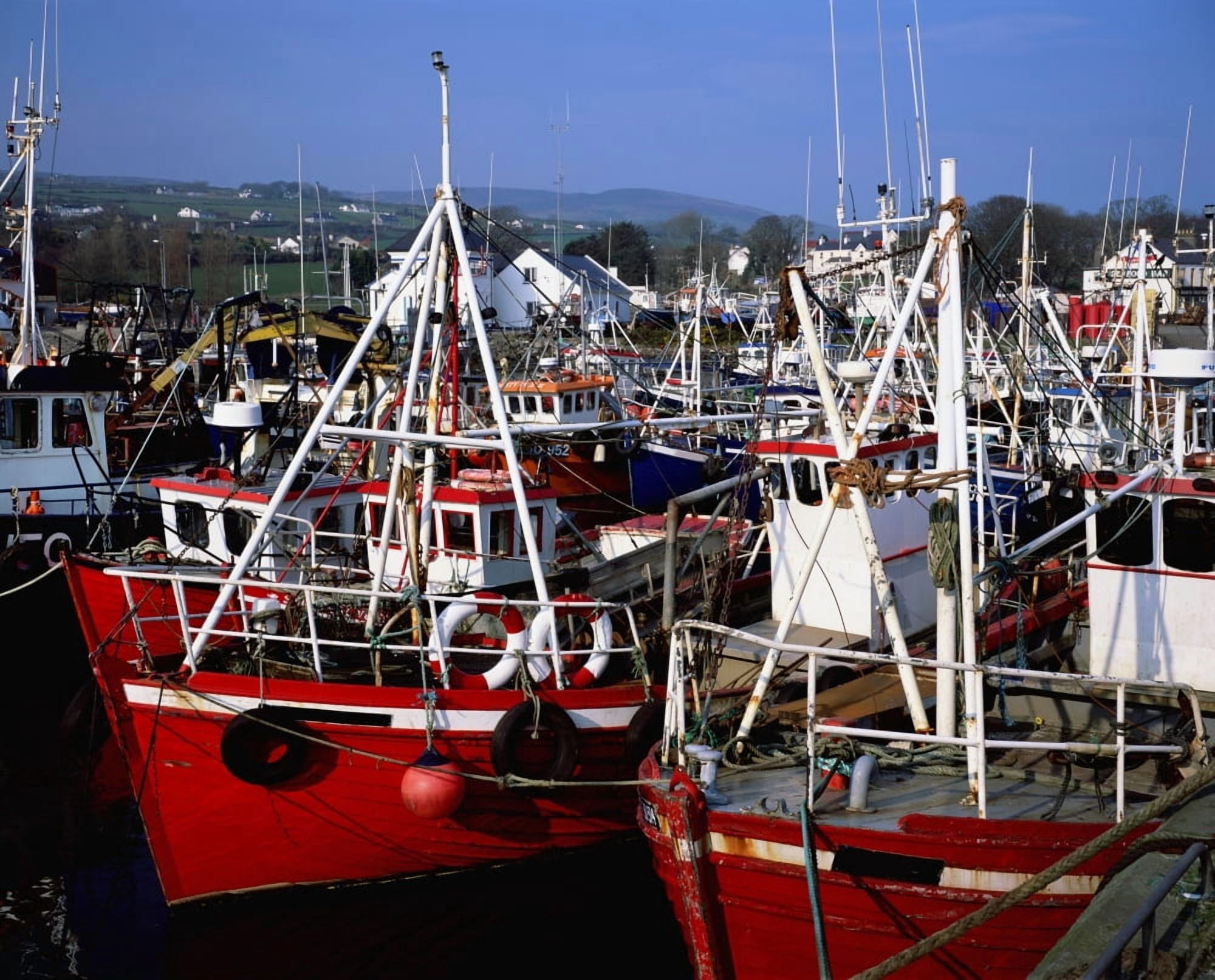 Greencastle Donegal Ireland Canvas Art - The Irish Image Collection Design Pics (16 x 12)