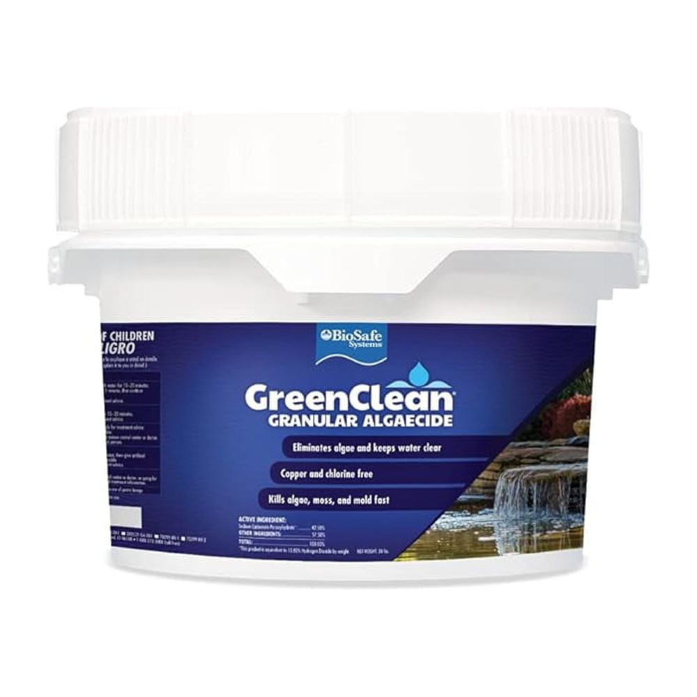 Greenclean Granular Algaecide, 20 Lbs, String Algae Control For Koi
