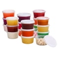 thumbnail image 1 of Greenco Small Food Storage Containers - 20 pcs | Plastic Food Containers with Lids | Deli Containers | Meal Prep Container | Pantry, Fridge, Kitchen Organization | Cereal, Spices, Snack Containers, 1 of 5