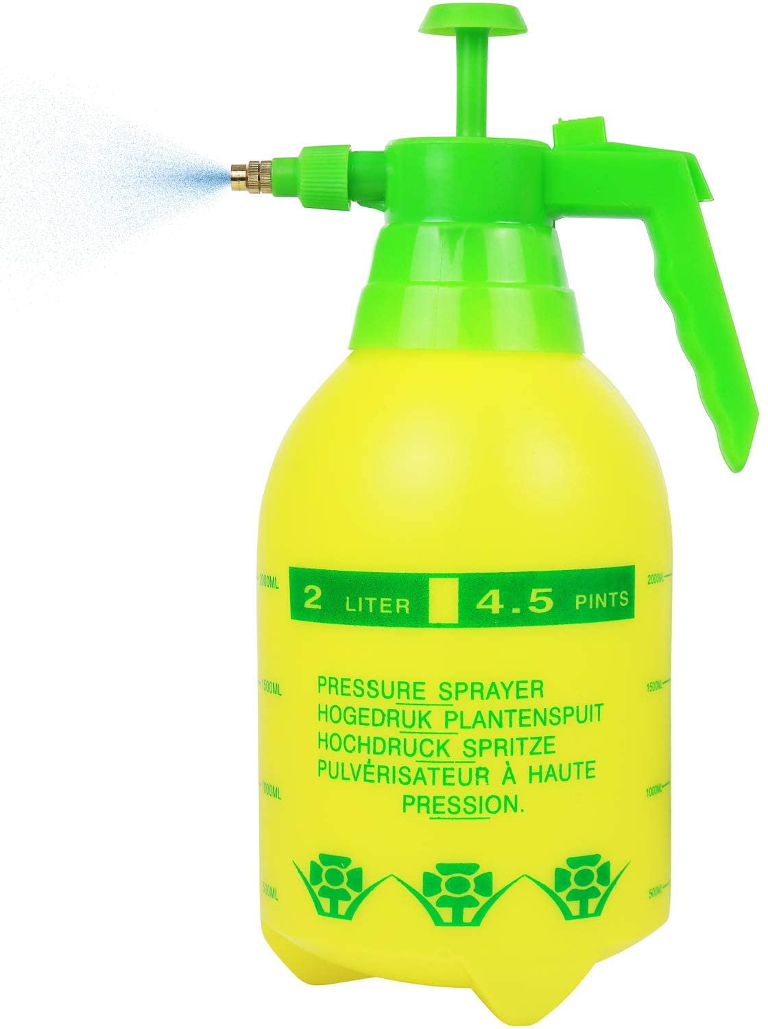 Gallon portable garden pump pressure sprayer, pressurized lawn and garden  water spray bottle for spraying plants. Gardening work and household  cleanin Stock Photo - Alamy