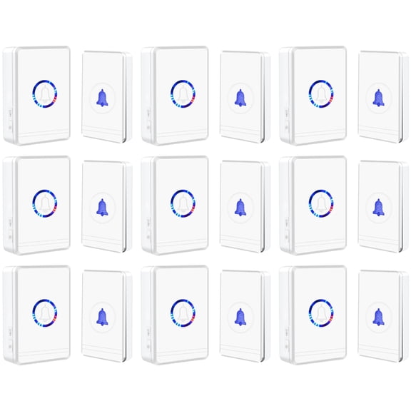 Greencycle Door Bell Ringer Wireless,Wireless Doorbells for Home,Doorbell Wireless,48 Ringtones,433M Hz Ultra Long Range Transmission,IP66 Waterproof,Suitable for Home, Classroom, Store,1PK