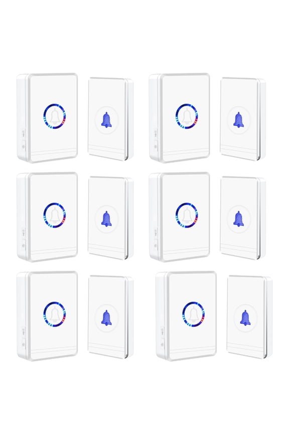Door Bell Ringer Wireless,Wireless Doorbells for Home,Doorbell Wireless,48 Ringtones,433M Hz Ultra Long Range Transmission,IP66 Waterproof,Suitable for Home, Classroom, Store,1PK