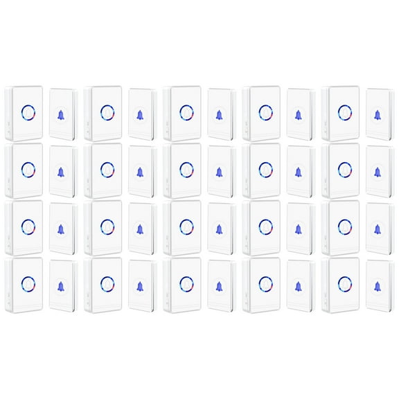 Greencycle Door Bell Ringer Wireless,Wireless Doorbells for Home,Doorbell Wireless,48 Ringtones,433M Hz Ultra Long Range Transmission,IP66 Waterproof,Suitable for Home, Classroom, Store,1PK