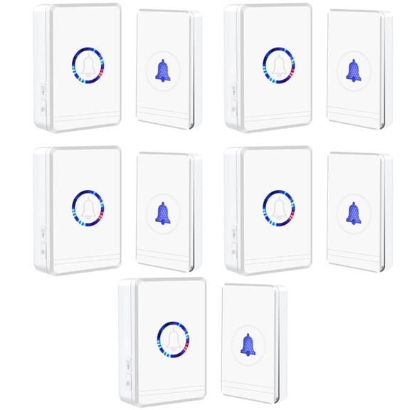 Greencycle Door Bell Ringer Wireless,Wireless Doorbells for Home,Doorbell Wireless,48 Ringtones,433M Hz Ultra Long Range Transmission,IP66 Waterproof,Suitable for Home, Classroom, Store,1PK
