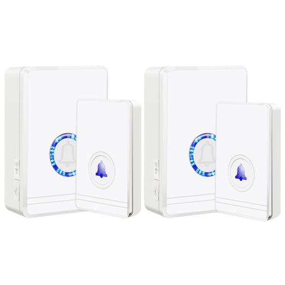 Greencycle Door Bell Ringer Wireless,Wireless Doorbells for Home,Doorbell Wireless,48 Ringtones,433M Hz Ultra Long Range Transmission,IP66 Waterproof,Suitable for Home, Classroom, Store,1PK