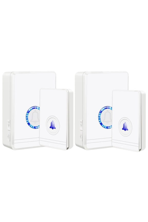 Door Bell Ringer Wireless,Wireless Doorbells for Home,Doorbell Wireless,48 Ringtones,433M Hz Ultra Long Range Transmission,IP66 Waterproof,Suitable for Home, Classroom, Store,1PK