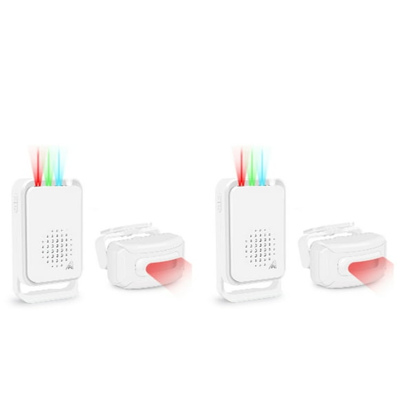 Greencycle Motion Sensor Alarm,Outdoor Door Alarm Waterproof, Mailbox Alarm,IP65,Anti-theft,Weatherproof Motion Detector with 900FT Long-Range Ringer,for Vehicle Entry and Exit Garage,shop,2PK