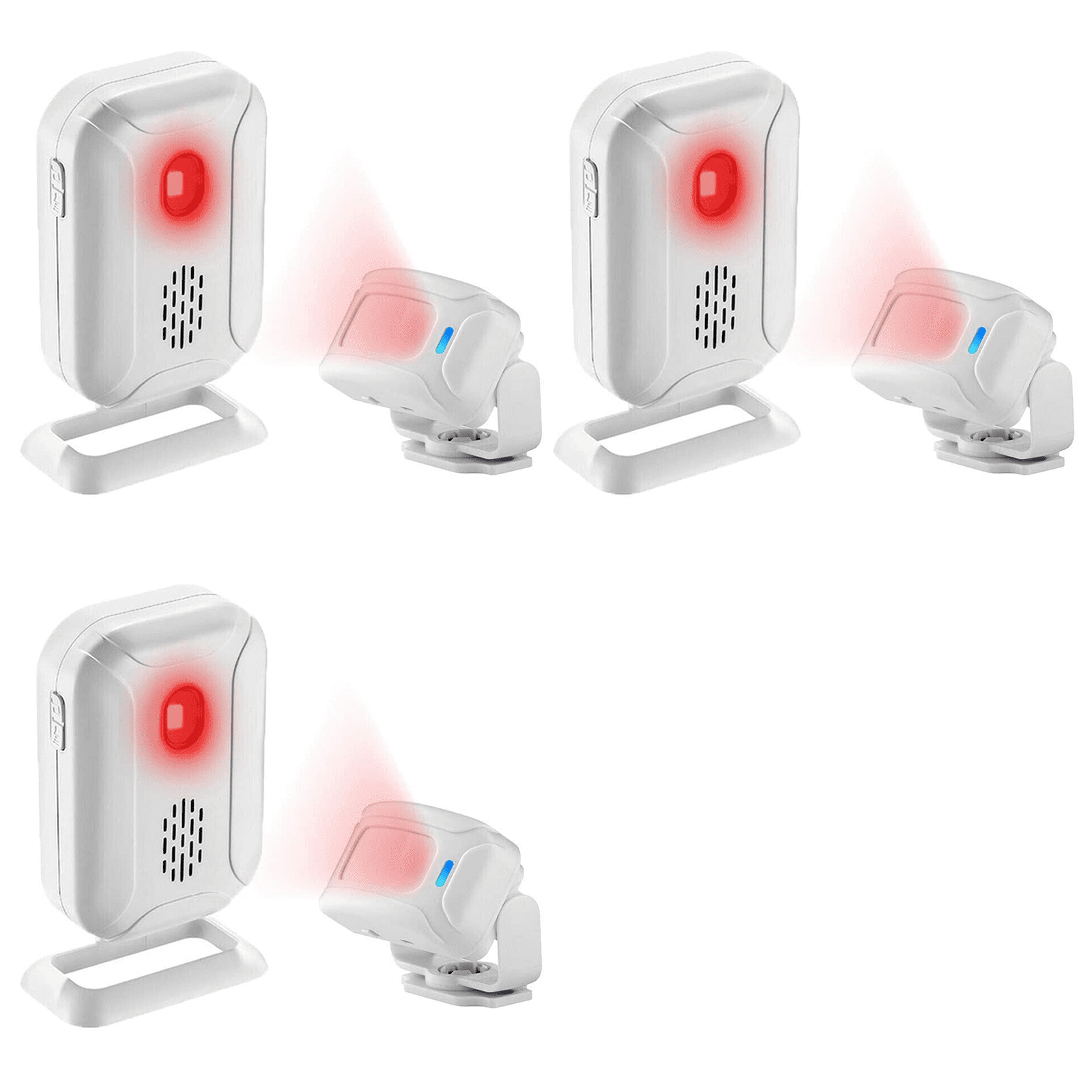 Greencycle Motion Sensor Doorbell,Motion Sensor Door Chime,Door Chime for Business When Entering,Anti-theft,Easy Installation,36 Ringtones & 5 Rings,for Front Porches, Gates, Homes, Offices,3PK