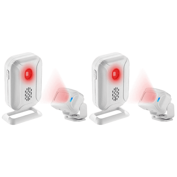 Greencycle Motion Sensor Doorbell,Motion Sensor Door Chime,Door Chime for Business When Entering,Anti-theft,Easy Installation,36 Ringtones & 5 Rings,for Front Porches, Gates, Homes, Offices,2PK