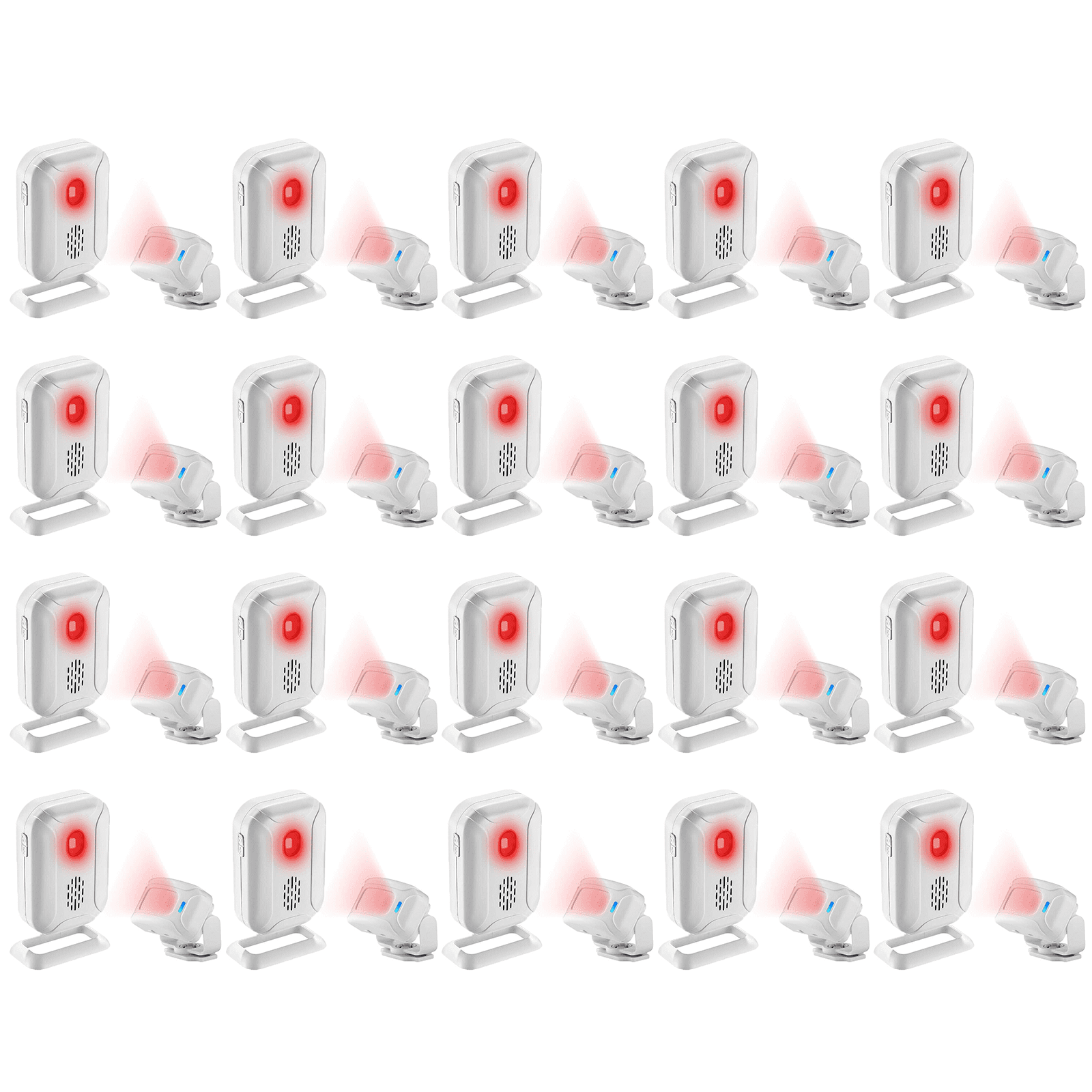 Greencycle Motion Sensor Doorbell,Motion Sensor Door Chime,Door Chime for Business When Entering,Anti-theft,Easy Installation,36 Ringtones & 5 Rings,for Front Porches, Gates, Homes, Offices,20PK
