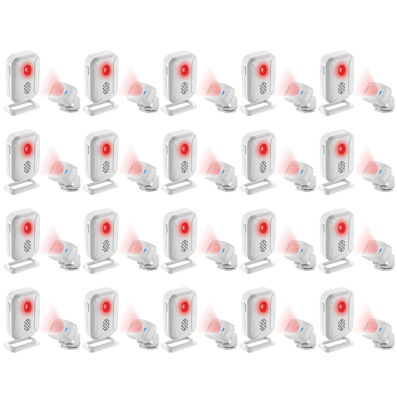 Greencycle Motion Sensor Doorbell,Motion Sensor Door Chime,Door Chime for Business When Entering,Anti-theft,Easy Installation,36 Ringtones & 5 Rings,for Front Porches, Gates, Homes, Offices,20PK