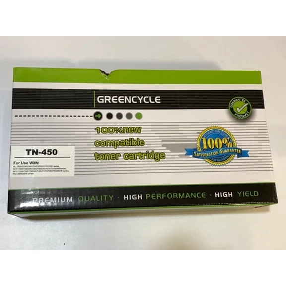 Greencycle Tn450 Tn420 Toner Cartridge For Brother Hl-2132 Hl-2130 Hl-2242D