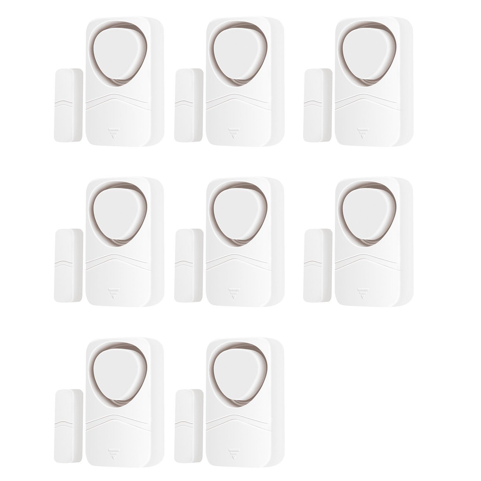 Greencycle Window Alarm Sensors,Sliding Door Alarms when Opened,Alarm Door Left Open,Door Alarm Delay,110dB Loud Alarm,Easy Installation,4 Alarm Modes,Suitable for Fridge, Dormitory,Home,Shop,8PK