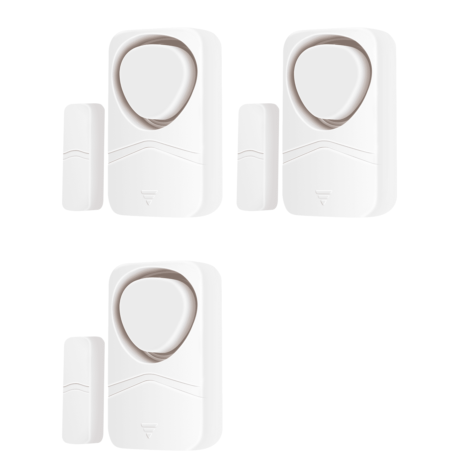 Greencycle Window Alarm Sensors,Sliding Door Alarms when Opened,Alarm Door Left Open,Door Alarm Delay,110dB Loud Alarm,Easy Installation,4 Alarm Modes,Suitable for Fridge, Dormitory,Home,Shop,3PK