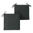 thumbnail image 1 of Greendale Home Fashions 18 x 18 in. Carbon Square Outdoor Chair Pad (Set of 2), 1 of 6