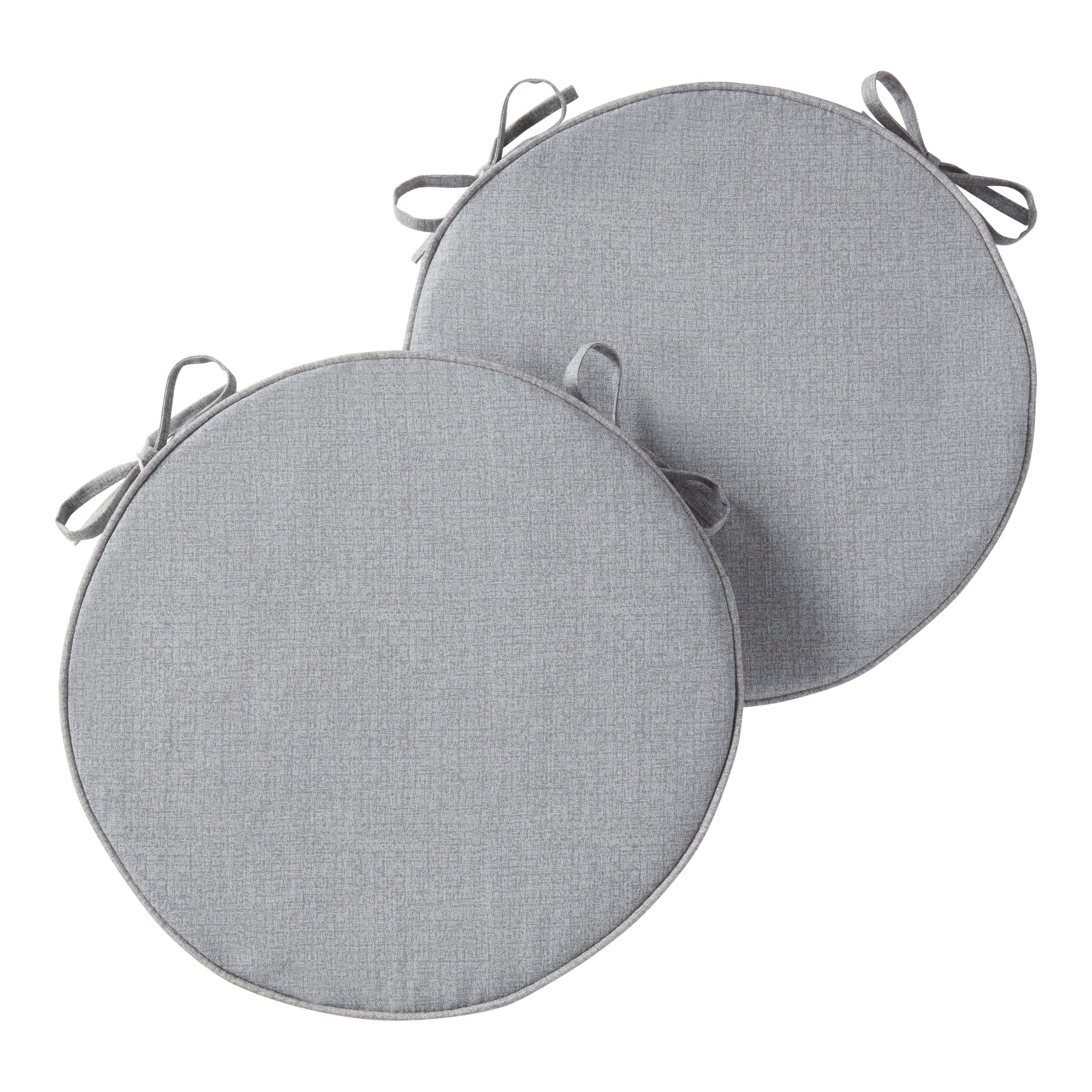 Grey Plain Outdoor Chair Pad