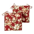 thumbnail image 1 of Greendale Home Fashions 18 x 18 in. Roma Floral Square Outdoor Chair Pad (Set of 2), 1 of 6