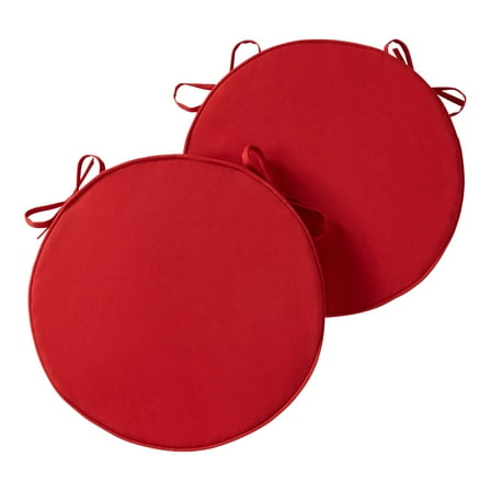 Greendale Home Fashions 18" x 18" Salsa Round Outdoor Chair Pad (Set of 2)