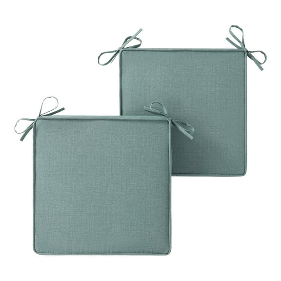 Greendale Home Fashions 18 x 18 in. Seaglass Square Outdoor Chair Pad (Set of 2)
