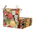thumbnail image 1 of Greendale Home Fashions 18 x 18 in. Aloha Black Outdoor Dining Seat Cushion (4-Pack), 1 of 6
