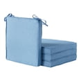 thumbnail image 1 of Greendale Home Fashions 18 x 18 in. Denim Outdoor Dining Seat Cushion (4 pack), 1 of 6