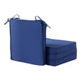 thumbnail image 1 of Greendale Home Fashions 18 x 18 in. Marine Blue Outdoor Dining Seat Cushion (4-Pack), 1 of 71