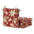 thumbnail image 1 of Greendale Home Fashions 18 x 18 in. Roma Floral Outdoor Dining Seat Cushion (4-Pack), 1 of 6