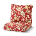 thumbnail image 1 of Greendale Home Fashions 24 x 24 in. Roma Floral Premium 2-Piece Deep Seat Cushion Set, 1 of 9