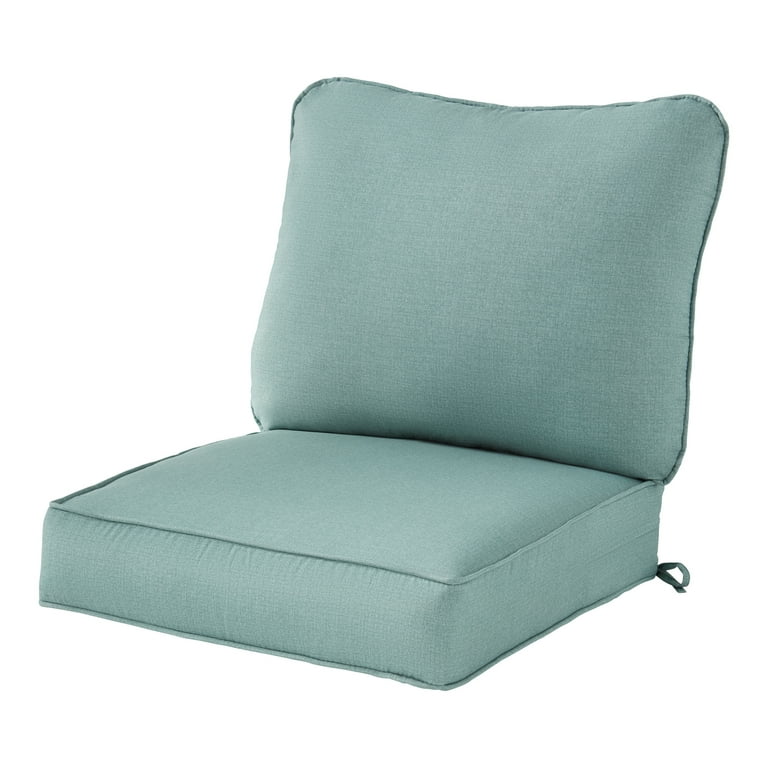 Greendale Home Fashions 2 Piece Seaglass 24 W Premium Deep Seat Cushion Set