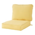 thumbnail image 1 of Greendale Home Fashions 24 x 24 in. Solid Sunbeam Premium 2-Piece Deep Seat Cushion Set, 1 of 8