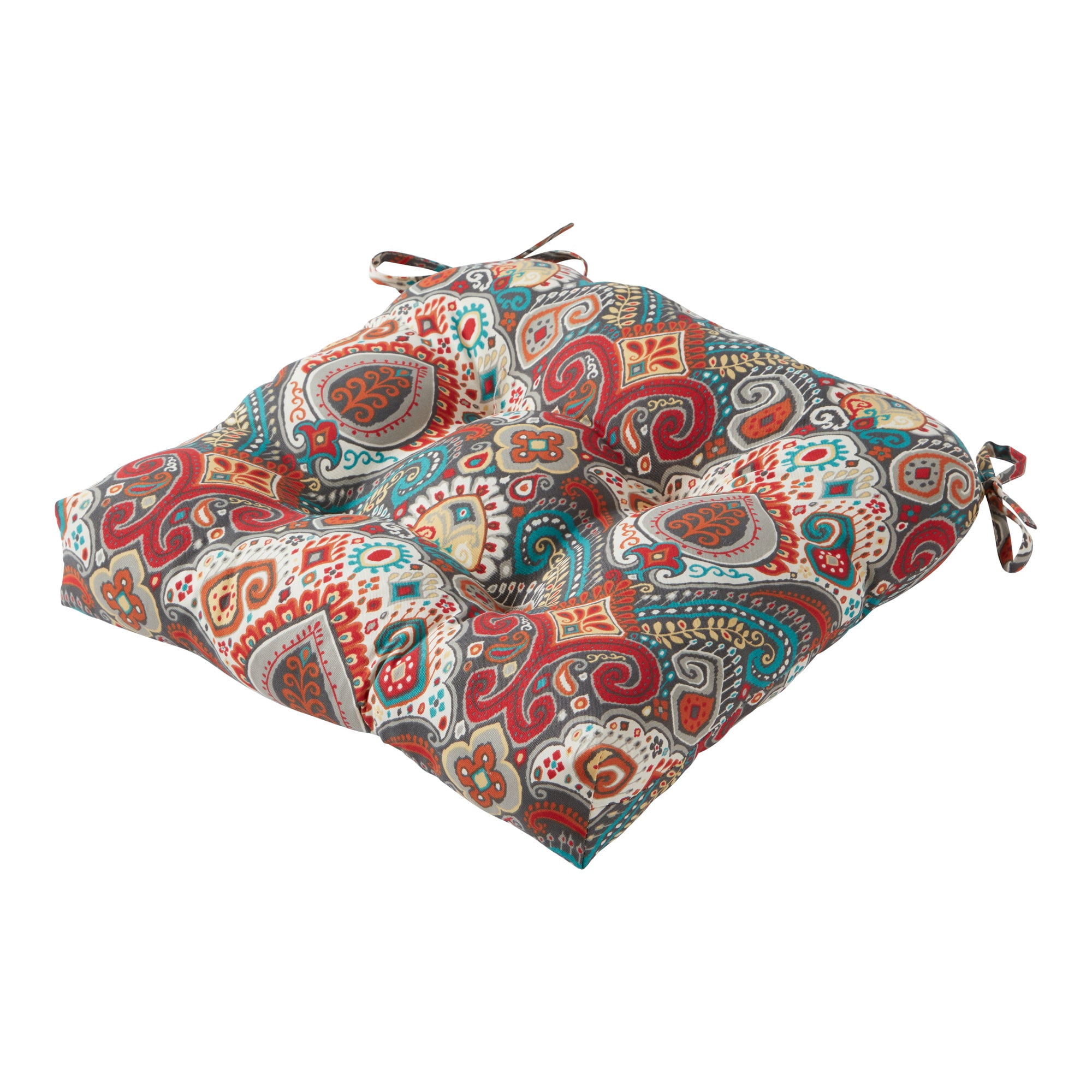 Greendale Home Fashions Tufted Outdoor 20'' x 20'' Seat Cushion, Asbury Park