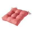 thumbnail image 1 of Greendale Home Fashions 20" x 20" Coral Outdoor Tufted Dining Seat Cushion, 1 of 8