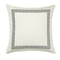 thumbnail image 1 of Greendale Home Fashions 20" x 20" Gray Greek Key Cotton Canvas Decorative Pillow, 1 of 4