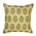 thumbnail image 1 of Greendale Home Fashions 20" x 20" Green Pinecone Burlap Decorative Pillow, 1 of 4