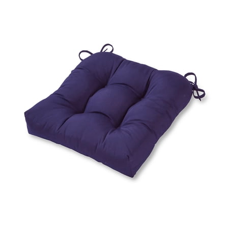 Greendale Home Fashions 20" x 20" Navy Outdoor Tufted Dining Seat Cushion