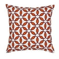 thumbnail image 1 of Greendale Home Fashions 20" x 20" Orange Rings Cotton Canvas Decorative Pillow, 1 of 4