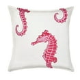 thumbnail image 1 of Greendale Home Fashions 20" x 20" Pink Seahorse Cotton Canvas Decorative Pillow, 1 of 22