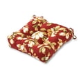 thumbnail image 1 of Greendale Home Fashions Tufted Outdoor 20'' x 20'' Seat Cushion, Roma Floral, 1 of 9