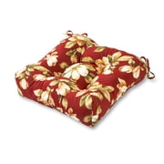 Greendale Home Fashions Tufted Outdoor 20'' x 20'' Seat Cushion, Roma Floral