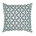 thumbnail image 1 of Greendale Home Fashions 20" x 20" Turquoise Rings Cotton Canvas Decorative Pillow, 1 of 4