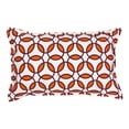 thumbnail image 1 of Greendale Home Fashions 22" x 14" Orange Rings Cotton Canvas Decorative Pillow, 1 of 4